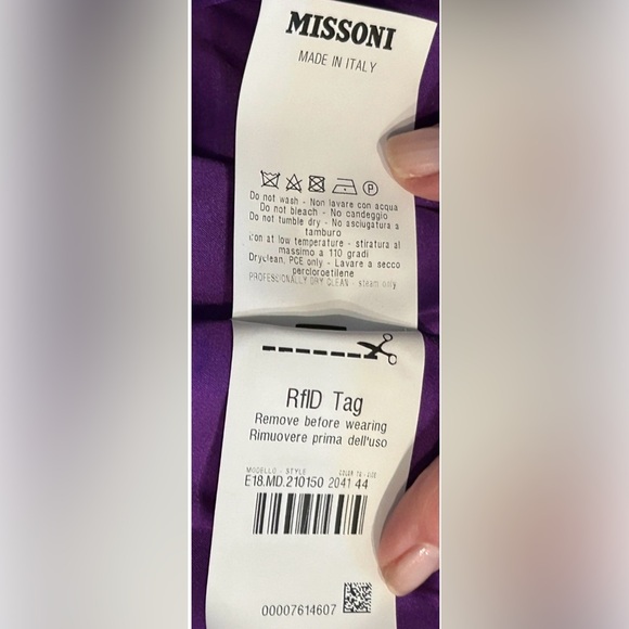 NWT Missoni Coat Dress Resort Runway IT 44 US 8 - Picture 10 of 10